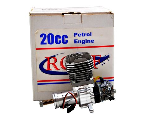 RCGF 2-cycle 20cc model aircraft engine, boxedCondition report: