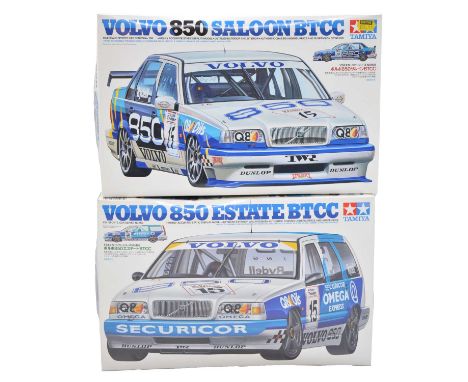 Tamiya model kits, two including ref. 24162 Volvo 850 estate BTCC; ref. 24168 Volvo 850 Saloon BTCC, both boxedQty: 2