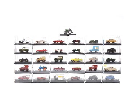 Oxford Railway Series 1/76 scale die-cast model vehicles, thirty-one including ref. 76JJ002 Jowell Javelin; ref. 76COR2003 Fo