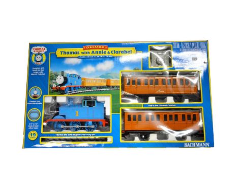 Bachmann Thomas the Tank Engine G gauge model railway set, ref. 90068 'Thomas, Annie and Clarabel', boxed