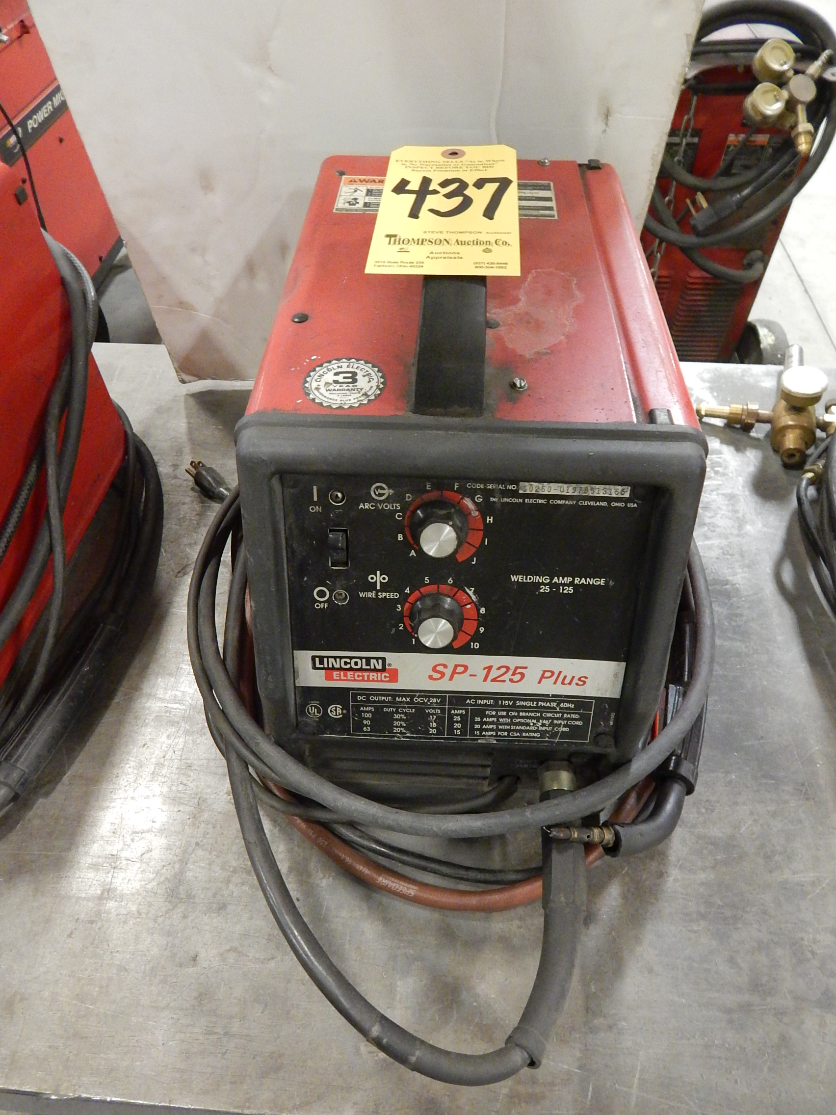 Lincoln SP125 Plus Mig Welder