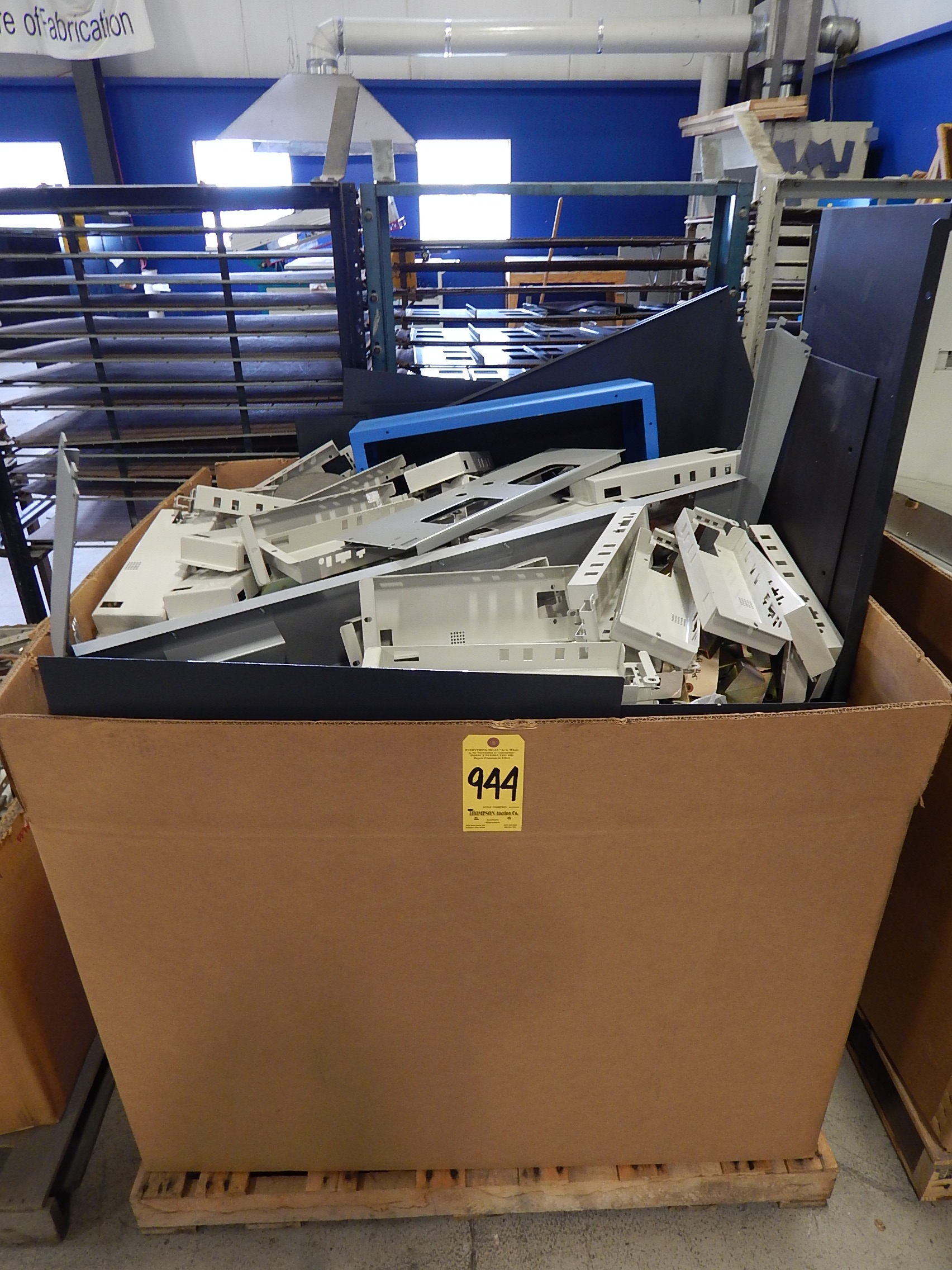 Gaylord Box with Scrap Metal