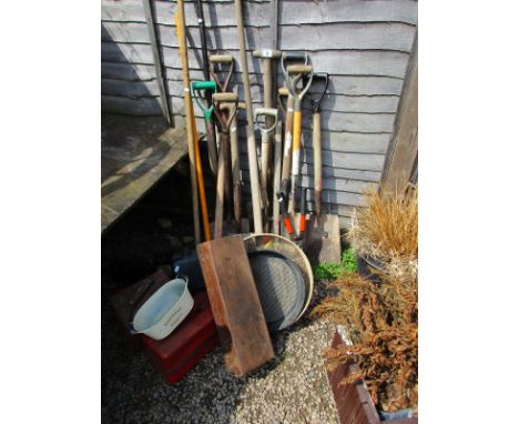 Large collection of garden tools etc