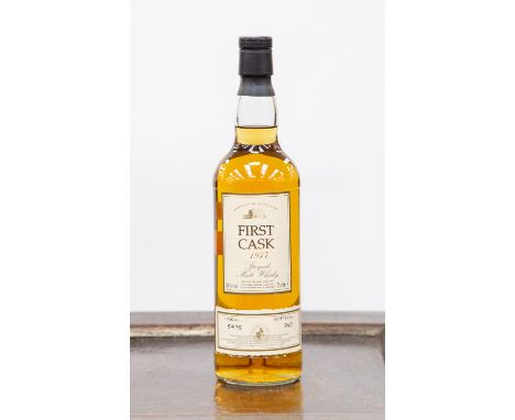 A first cask Speyside Malt Whisky, 1977, 70CL bottle, cask number 5475, bottle number 267 