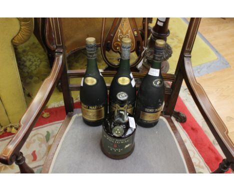 Four bottles of Cognac
