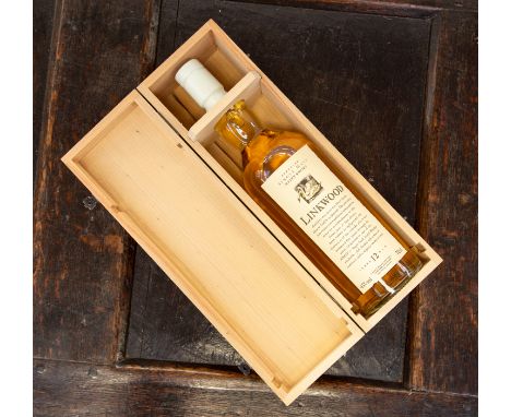 Linkwood Speyside Single Malt Scotch Whisky in case, 12 year old