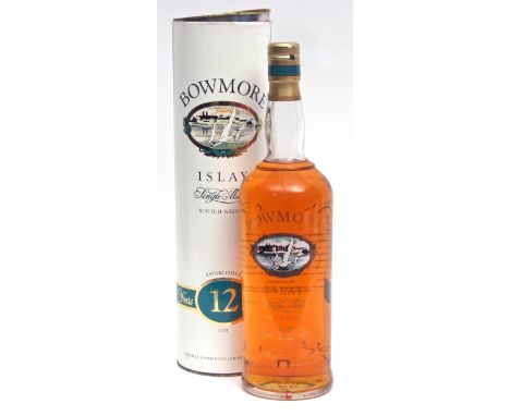 Bowmore Islay Malt Scotch Whisky, 12yo, 1ltr in tube  