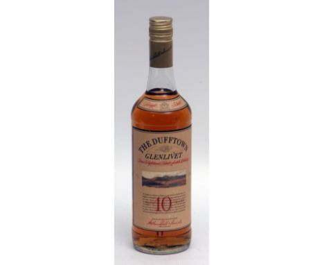 The Dufftown Glenlivet, single malt Scotch, 10yo, bottle numbered 050966, 75cl  