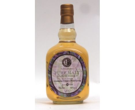 Grampian Country Food Group pure malt Scotch Whisky, aged 10yo, 70cl, 40% vol 