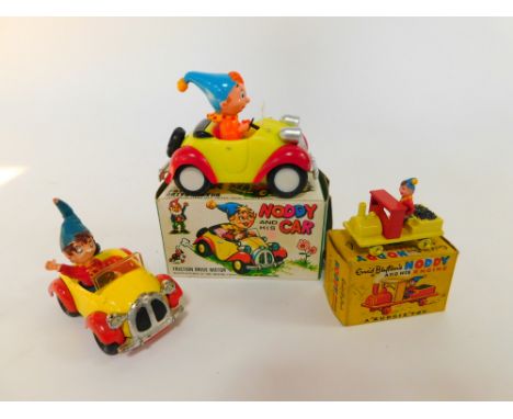 A "Budgie" Toy Noddy And His Engine die cast model vehicle, boxed, together with a Corgi 804 Noddy's Car die cast model vehic