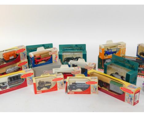 Lledo die cast track side vehicles, The Bygone Days of Road Transport, Corgi Legends of Speed Motor Cars, Corgi Eddie Stobart