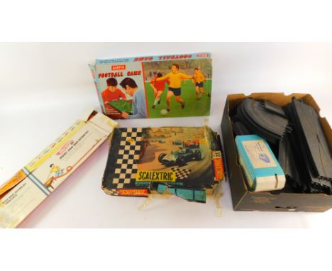 Games and toys, to include Scalextric, Airfix Football Game, and Hotwheels. (a quantity)