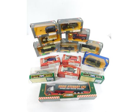 Corgi die cast vintage buses cars and lorries, Classic Models, boxed. (a quantity)