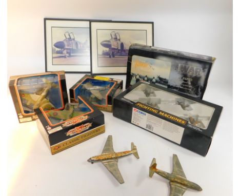 A Corgi die cast Their Finest Hour Battle of Britain Set, CS90025., Fighting Machines Showcase Collection, Battle of Britain 