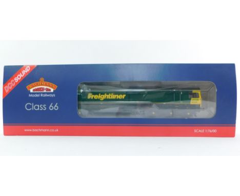 A Bachmann Branch Line OO gauge locomotive Class 66 Diesel 66546 Freightliner, with DCC sound, 32-728DS, boxed.