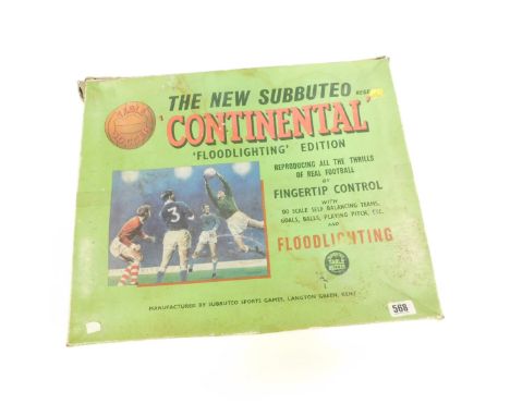 The New Subbuteo Continental Flood Lighting Edition, boxed.