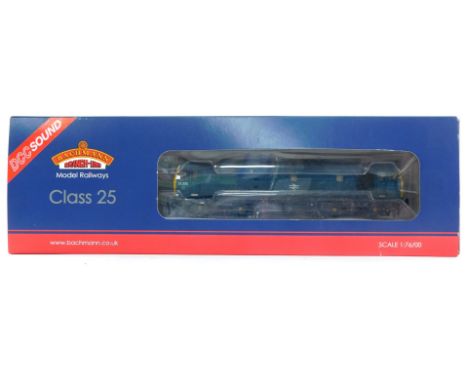 A Bachmann Branch Line OO gauge locomotive Class 25/3 Diesel 25276, BR blue, DCC with sound, 32-404 DS, boxed.