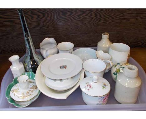 GOOD LOT OF VARIOUS CERAMICS
including Carlton Ware, Mason's, H&K Tunstall, Beswick, commemorative china, unusual Continenal 