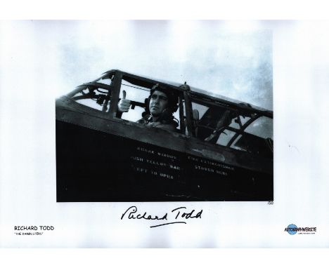 Richard Todd signed 16x12 black and white "The Dambusters" print. Richard Andrew Palethorpe-Todd OBE (11 June 1919 - 3 Decemb