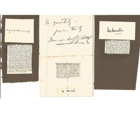 Vintage Signed Correspondence and Literature Collection 1790s -1990s Signature Items Including ALS Edward Francis Fitzalan-Ho
