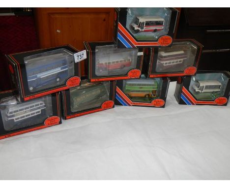 8 exclusive first editions bus models.