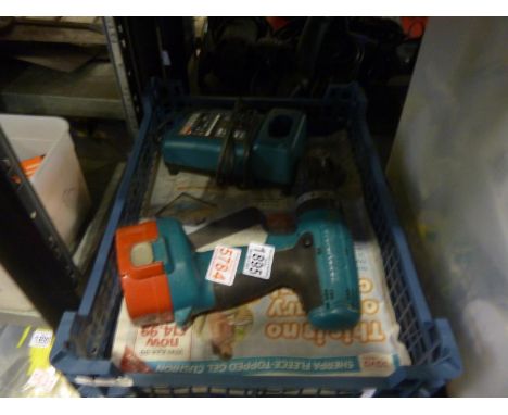 14v Makita battery drill with battery and charger. All electrical items in this lot have been PAT tested for safety and have 
