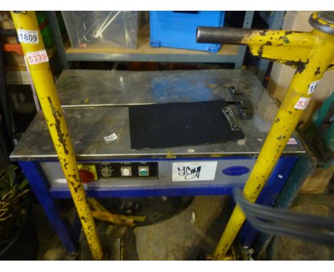 Mobil Optimax TS200 banding machine, 230V. Not available for in-house P&amp;P