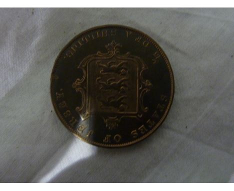 1861 Victorian thirteenth of a shilling Jersey states. UK P&amp;P Group 0 (£6+VAT for the first lot and £1+VAT for subsequent
