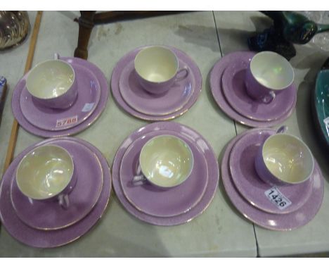 Midwinter eighteen piece tea set. Not available for in-house P&amp;P 