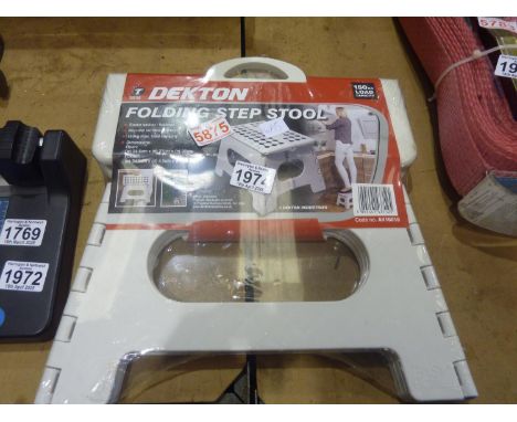 Dekton folding step stool. Not available for in-house P&amp;P 