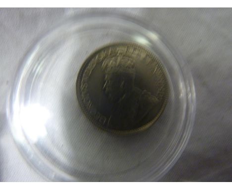 1919 silver 10 cents of Canada under George V. UK P&amp;P Group 0 (£6+VAT for the first lot and £1+VAT for subsequent lots)&n