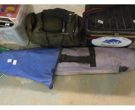 Mixed fishing rods and equipment. Not available for in-house P&amp;P 