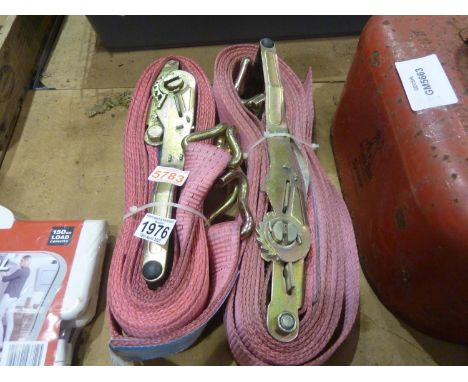 Two heavy duty ratchet straps. Not available for in-house P&amp;P 