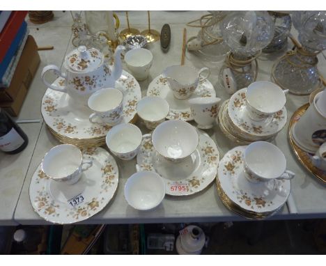 Forty piece Colclough tea set. Not available for in-house P&amp;P 