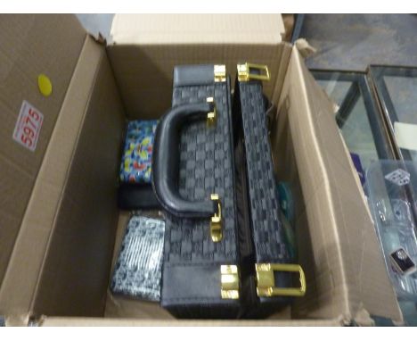 Jewellery box, wallets, compact and handmade placemats. Not available for in-house P&amp;P