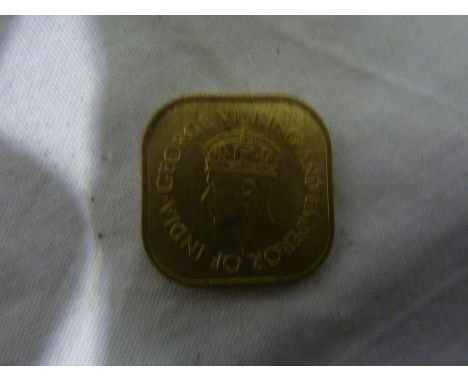 1945 5 cents of Ceylon under George VI. UK P&amp;P Group 0 (£6+VAT for the first lot and £1+VAT for subsequent lots)&nbsp; 