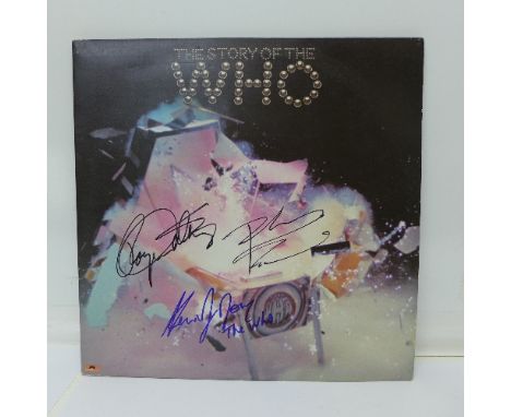 One album, The Who, signed by Daltrey, Townsend and Jones