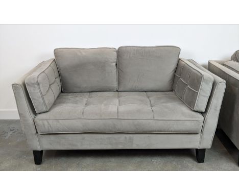 SOFA, 1960s Danish inspired, grey upholstery, 158cm W. 