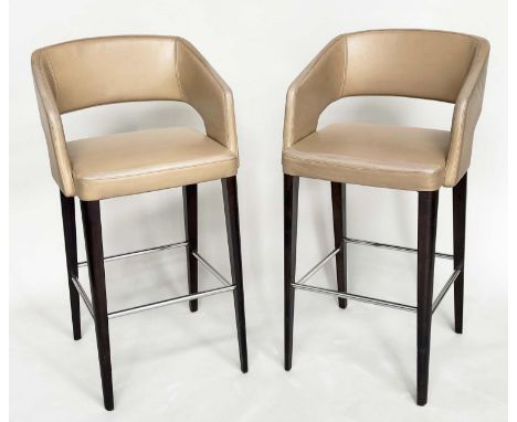 POTOCCO JOLLY STOOLS, a pair, by Wolfgang C. R. Meltzer, 104cm H, seat 76cm H. (2) 