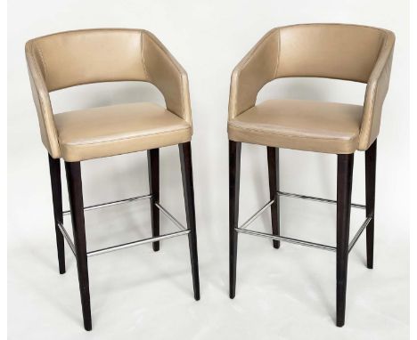 POTOCCO JOLLY STOOLS, a pair, by Wolfgang C. R. Meltzer, 104cm H, seat 76cm H. (2) 