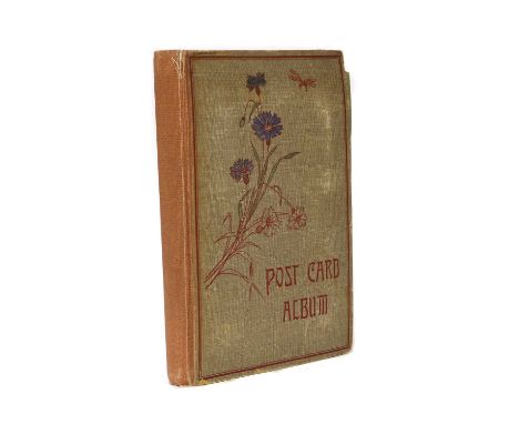 POSTCARD ALBUM: c140 mostly unused, 1904-08, colour and black &amp; white cards of mostly photographs of the beautiful ladies