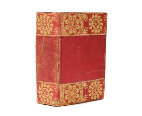 CHRISTMAS CARDS: A Victorian/Edwardian Album with C110 Christmas cards. Plus numerous colour lithograph decorations, etc. Ful