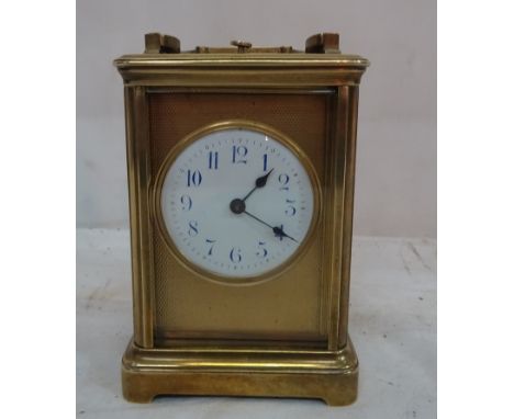 A Victorian repeating carriage clock