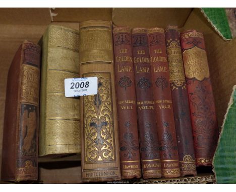 A small quantity of books including 'Eliza Metcalf's Basket' by Emma Leslie, three volumes of 'The Golden Lamp', Natural Hist