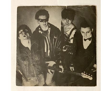 ''NEW ROSE'' BY THE DAMNED, FIRST PUNK ROCK VINYL RECORD, 1976, PLAYS WELL