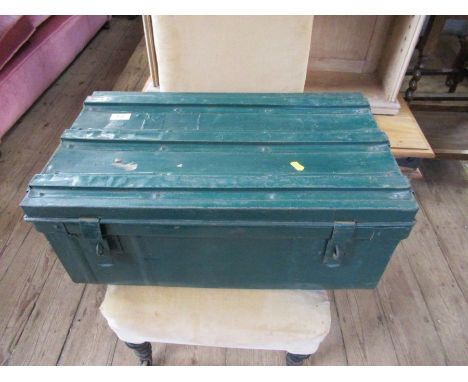 A metal trunk