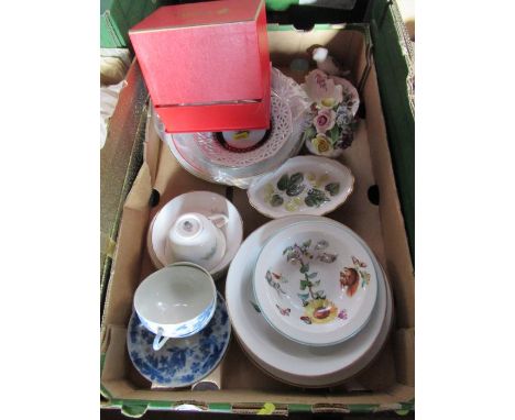 A collection of assorted china to include Royal Worcester and Spode&nbsp;