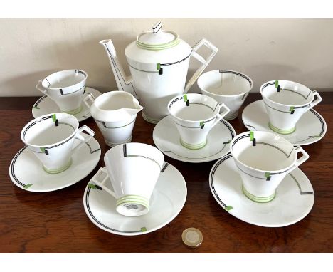 FOLEY CHINA BRAIN &amp; CO, LEIDO PATTERN, TEA SET

HAIRLINE TO SUCRIER 
