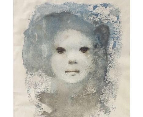 Leonor Fini, lithograph, portrait study of Catherine Leikine, no. 148/300, signed in the plate, plate size 15.5" x 13", frame