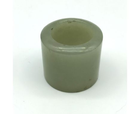 17th/18th century Chinese jade archers ring. 